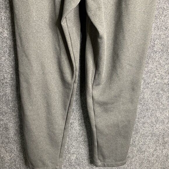Adidas Pull-on Pants Elastic &Corded Waist Zip Ankles Gray Size M Pockets - Picture 9 of 16